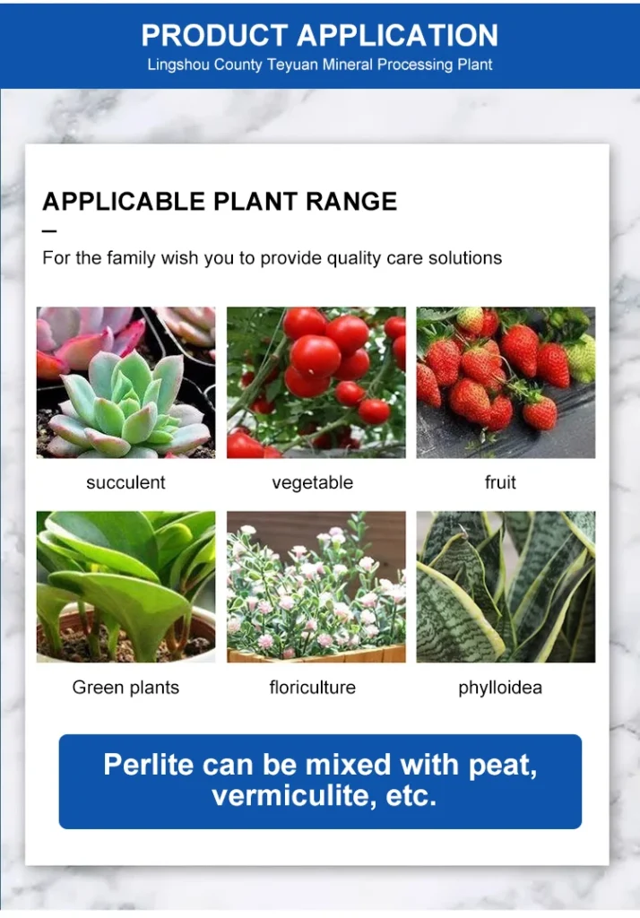 Perlite for gardening